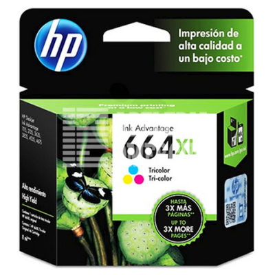 HP-F6V30AL TINTA PARA IMPRESORA HP 664XL TRICOLOR